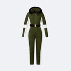Dolly Women's One-Piece Ski Suit | Waterproof Insulated Snow Suit for Women | Retro Ski Jumpsuit for the Slopes