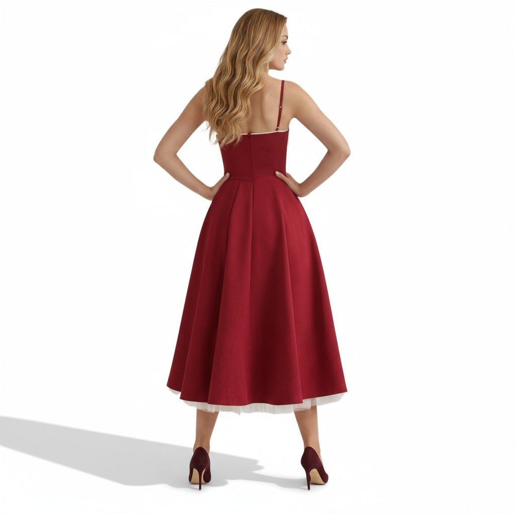 Ayet Women's Satin Bodycon Midi Dress | Fitted Silhouette | Evening, Wedding Guest & Smart Casual