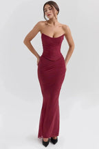 Hailey Women's Jersey Bodycon Maxi Dress | Fitted Stretch Silhouette | Casual, Work & Evening