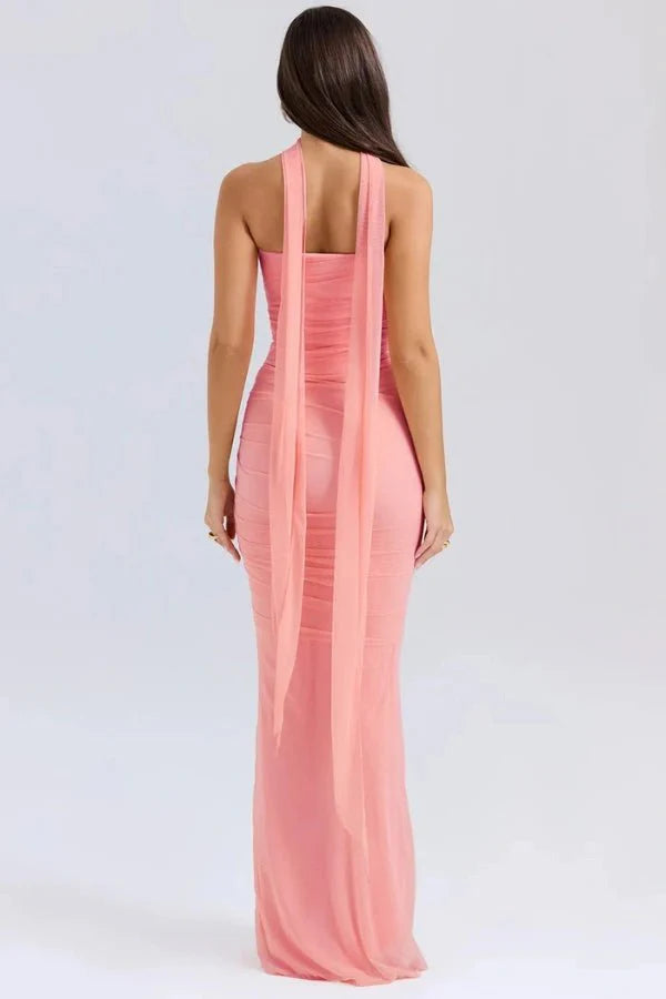 Hailey Women's Jersey Bodycon Maxi Dress | Fitted Stretch Silhouette | Casual, Work & Evening