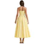 Laarni | Women’s Floral Midi Dress – Lightweight Summer Dress | Casual & Elegant