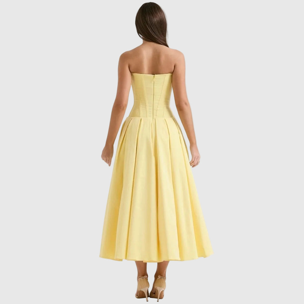 Laarni Women's Cotton Maxi Dress | Flowy Relaxed Fit | Casual, Work & Evening