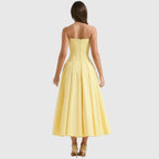 Laarni Women's Cotton Maxi Dress | Flowy Relaxed Fit | Casual, Work & Evening