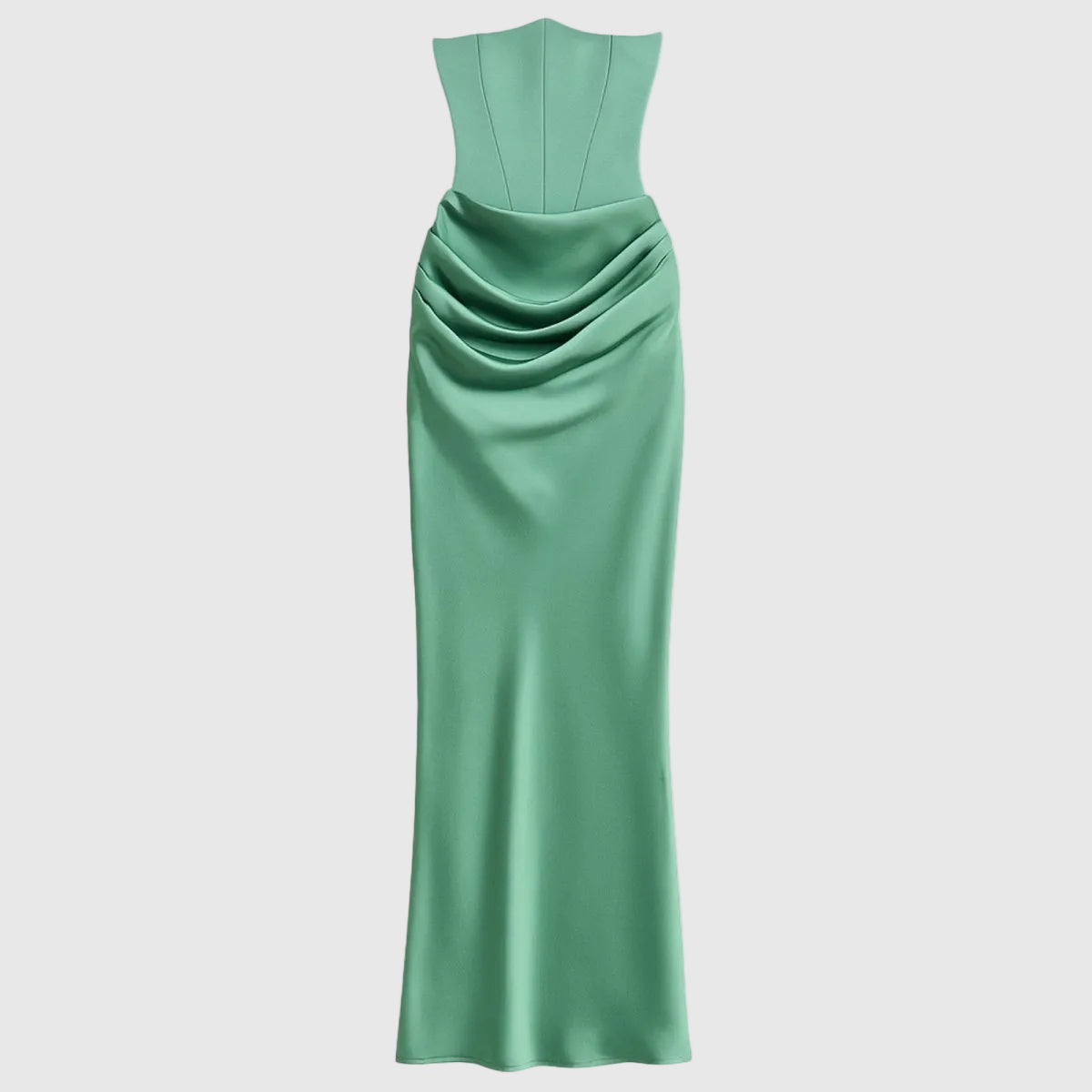 Sloane Women's Satin Bodycon Maxi Dress | Fitted Silhouette | Evening & Smart Casual