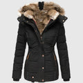 Tundra Women's Warm Winter Parka with Faux Fur Lining | Hooded Fur-Lined Mid-Length Winter Jacket for Women