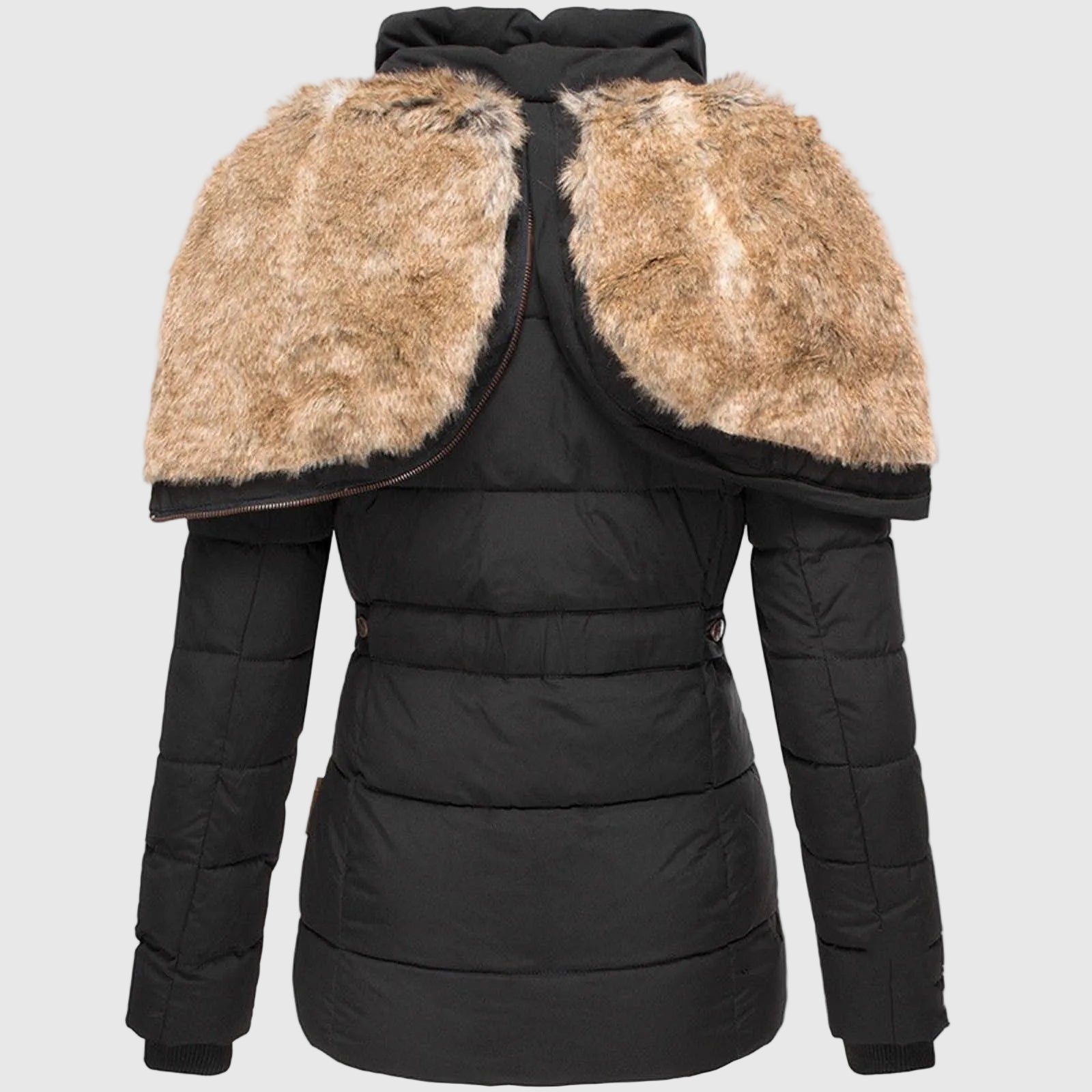 Tundra Women's Warm Winter Parka with Faux Fur Lining | Hooded Fur-Lined Mid-Length Winter Jacket for Women