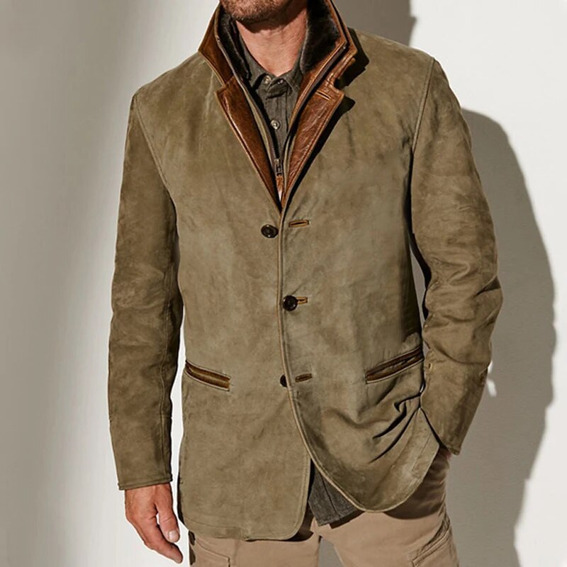Benjamin Men's Vintage Harrington Jacket | Retro Mod Blouson Jacket for Men | Classic Casual Everyday Streetwear Outerwear