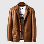 Celso Men's Faux Leather Bomber Jacket | Fashion Vegan Leather Flight Jacket for Men | Casual Streetwear & Smart Casual Outerwear