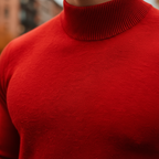 Leriano Men's Merino Wool Turtleneck | Luxury Soft Knit Roll Neck Sweater for Men | Smart Casual Winter Knitwear