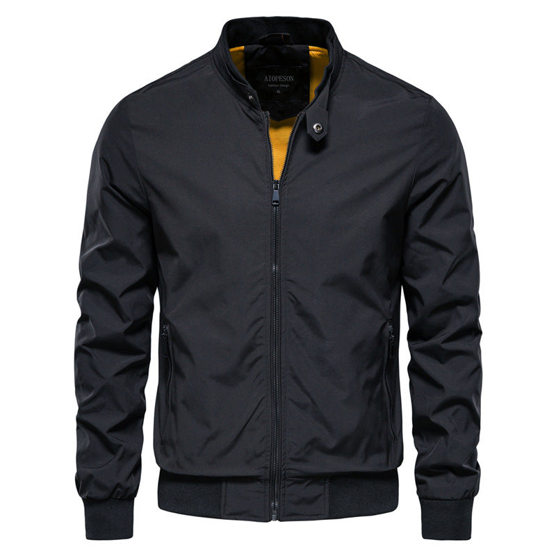 Martin Men's Zip-Up Track Jacket | Lightweight Nylon Leisure Jacket for Men | Casual Streetwear & Athletic Outerwear
