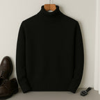 Gauthier Men's Cashmere Blend Turtleneck Sweater | Soft Luxury Roll Neck Jumper for Men