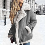 Harlow Women's Leather Buckle Jacket | Casual Everyday Vegan Leather Jacket for Women