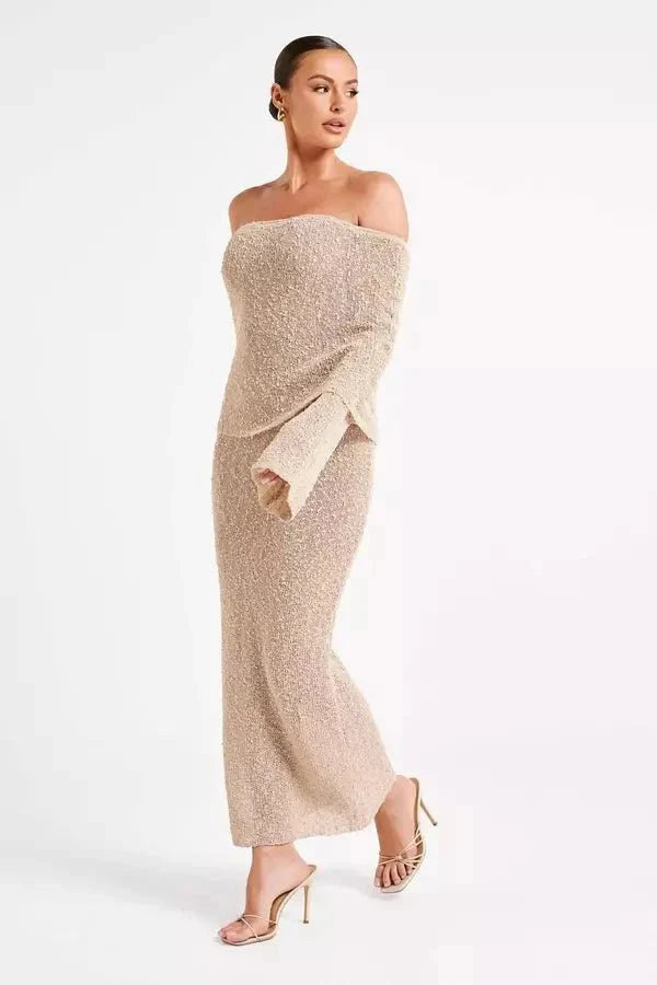Selah Women's Knit Dress | Soft Everyday Knitted Midi Dress for Women | Cosy Smart Casual Knitwear Dress