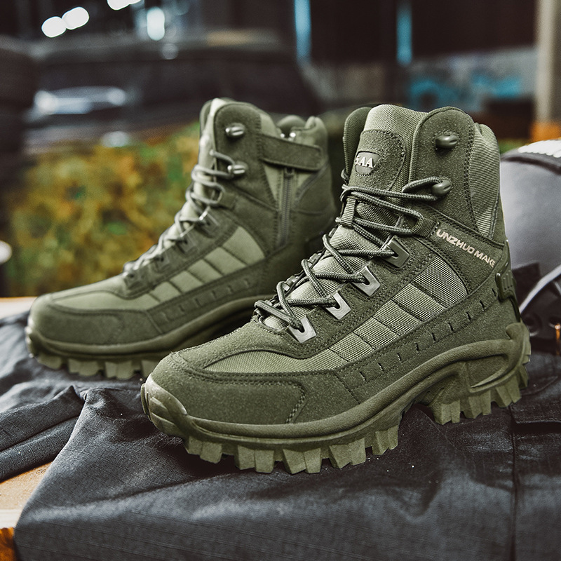 Foreman Men's Waterproof Work Boots | Outdoor Safety Boots with Grip & All-Day Comfort
