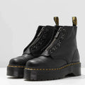 Lyra Women's Platform Mid-Calf Boots | Leather Boots for Women | Everyday Smart Casual Street Style Footwear