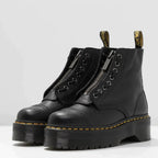 Lyra Women's Platform Mid-Calf Boots | Leather Boots for Women | Everyday Smart Casual Street Style Footwear