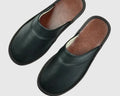 Bovino Men's Cowhide Leather Slippers | Comfortable Slip-On House Shoes for Men