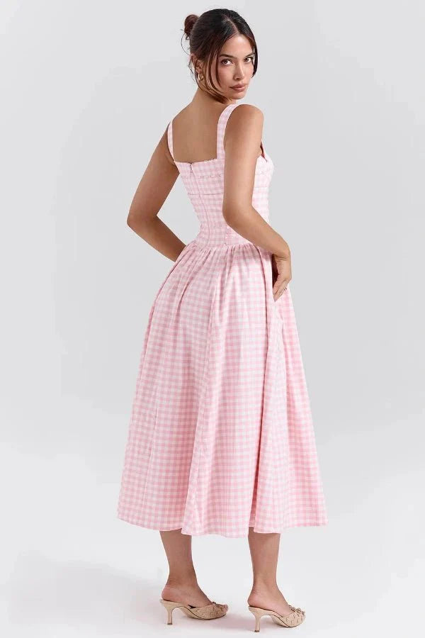 Apolline Women's Midi Sundress | Flowy Lightweight Summer Midi Dress for Women | Boho Chic Holiday & Everyday Style