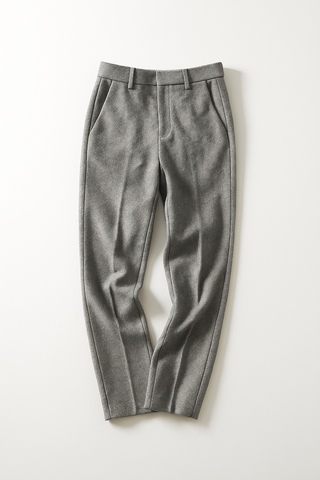 Colette Men's Herringbone Wool Trousers | Classic Regular Fit Casual Cord Pants for Men